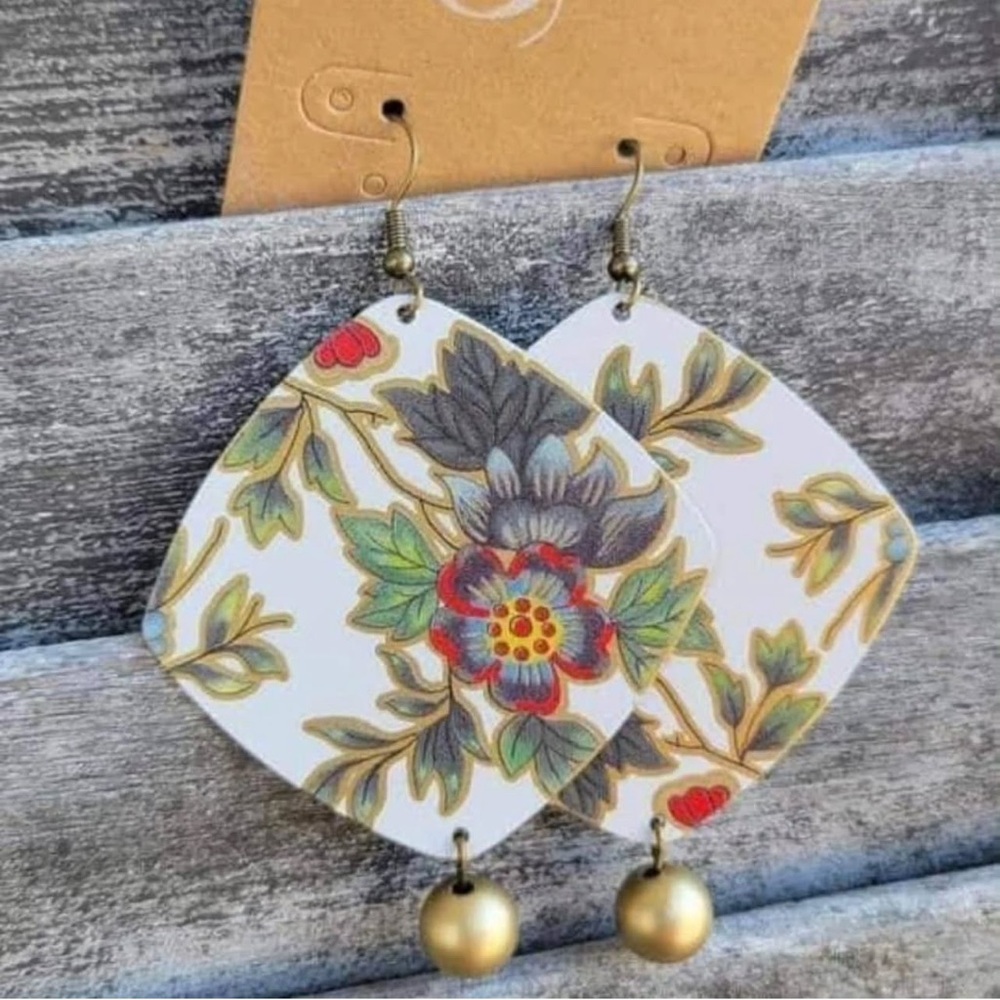 Plunder Design Mally Floral Boho Earrings